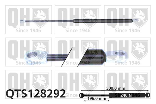 QUINTON HAZELL Газовая пружина, крышка багажник QTS128292